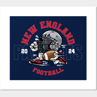 New England Football Posters and Art